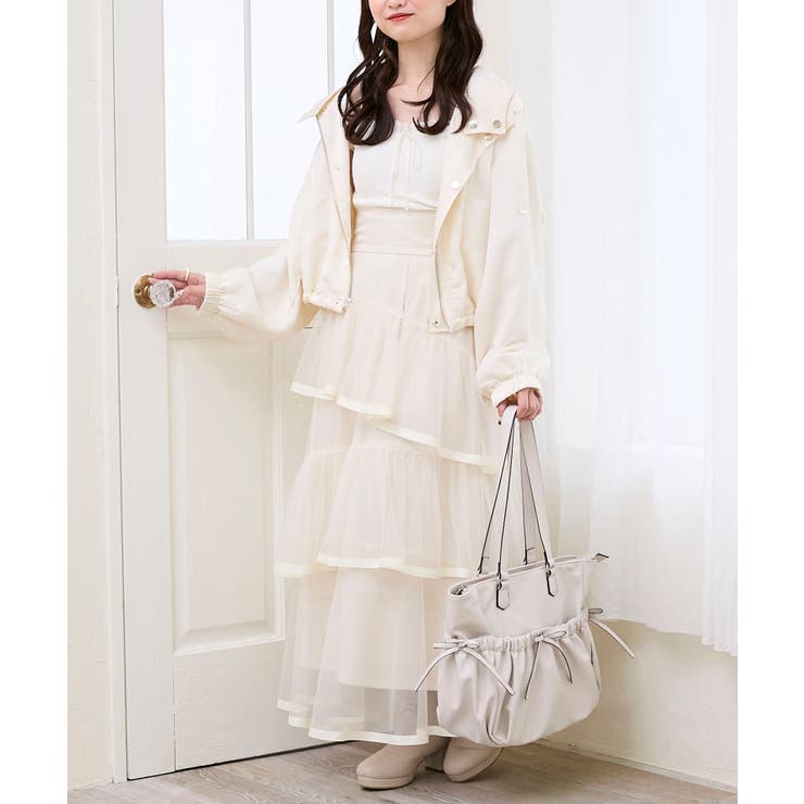 バックレースアップチュールスカート | MAJESTIC LEGON  | 詳細画像11 