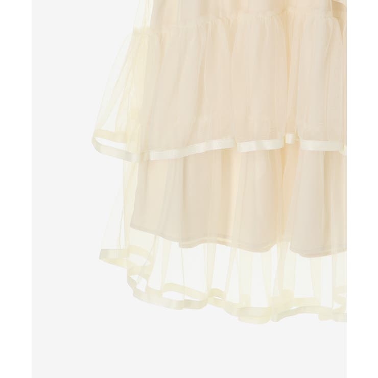 バックレースアップチュールスカート | MAJESTIC LEGON  | 詳細画像32 