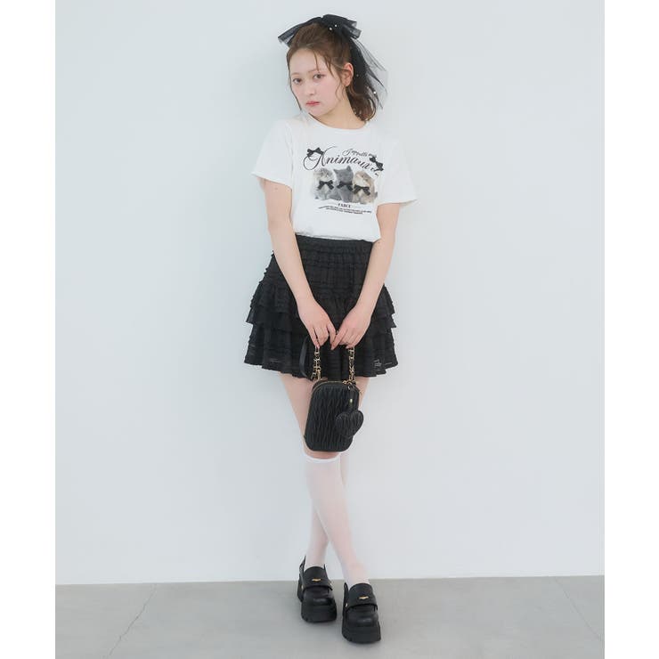 レースフリルティアードミニスカパン | MAJESTIC LEGON  | 詳細画像10 