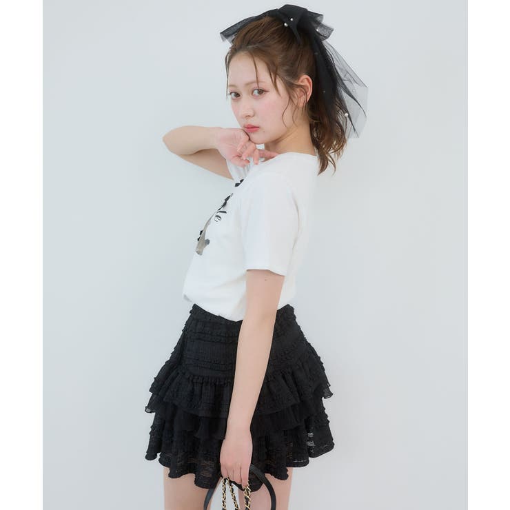 レースフリルティアードミニスカパン | MAJESTIC LEGON  | 詳細画像12 