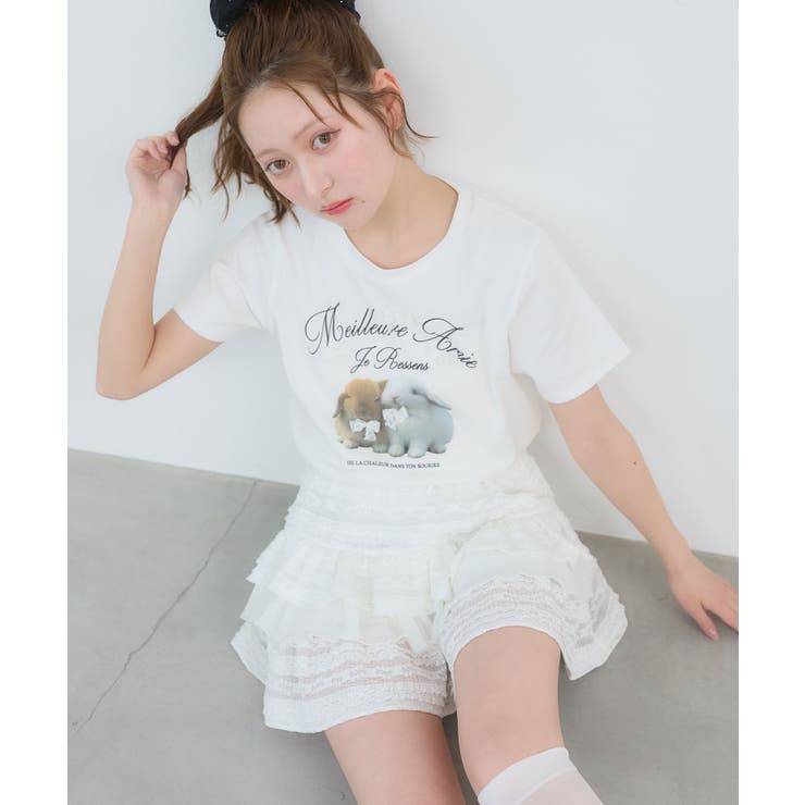 レースフリルティアードミニスカパン | MAJESTIC LEGON  | 詳細画像5 