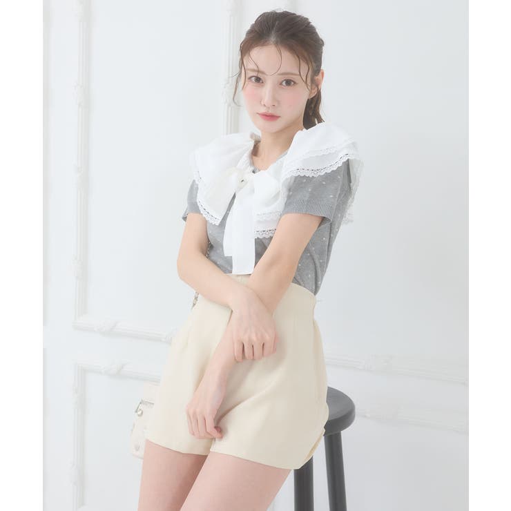 ハイウエストショートパンツ | MAJESTIC LEGON  | 詳細画像12 