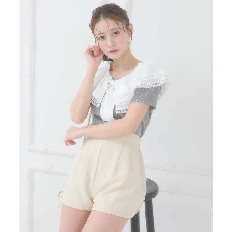 ハイウエストショートパンツ | MAJESTIC LEGON  | 詳細画像13 