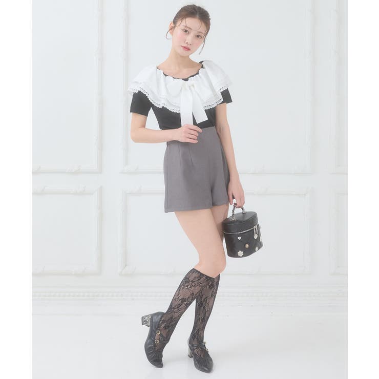 ハイウエストショートパンツ | MAJESTIC LEGON  | 詳細画像14 