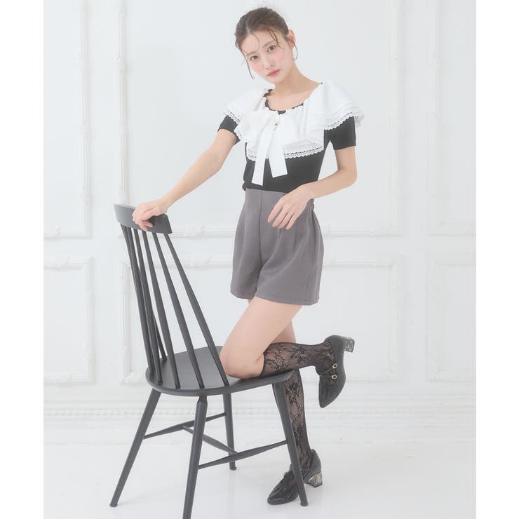 ハイウエストショートパンツ | MAJESTIC LEGON  | 詳細画像17 