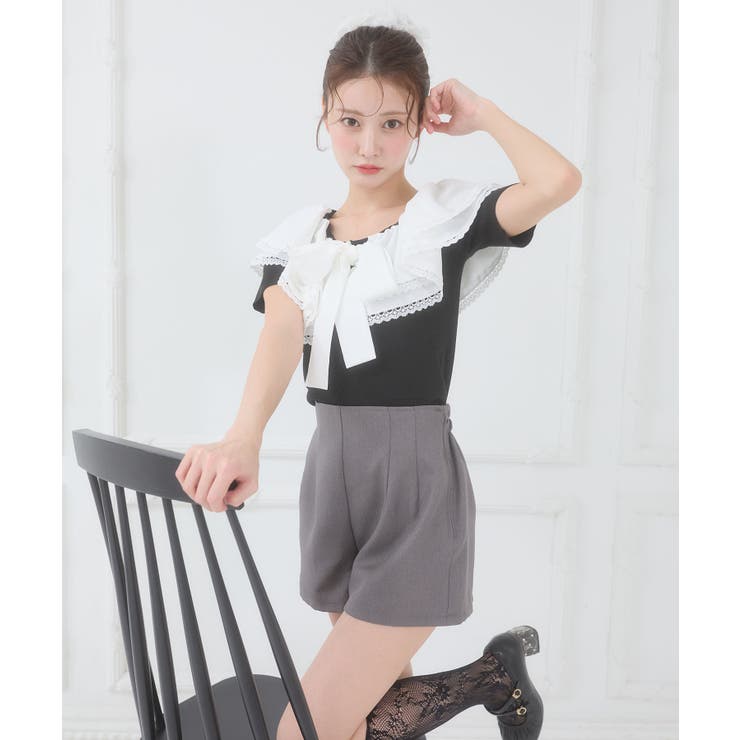 ハイウエストショートパンツ | MAJESTIC LEGON  | 詳細画像18 