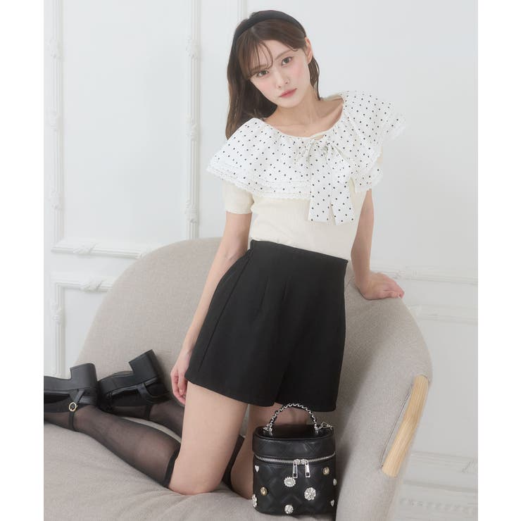 ハイウエストショートパンツ | MAJESTIC LEGON  | 詳細画像23 