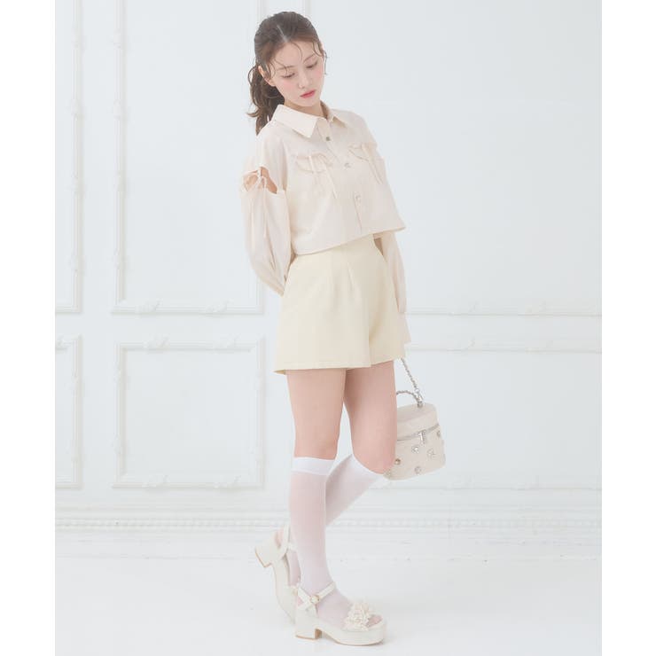 ハイウエストショートパンツ | MAJESTIC LEGON  | 詳細画像4 