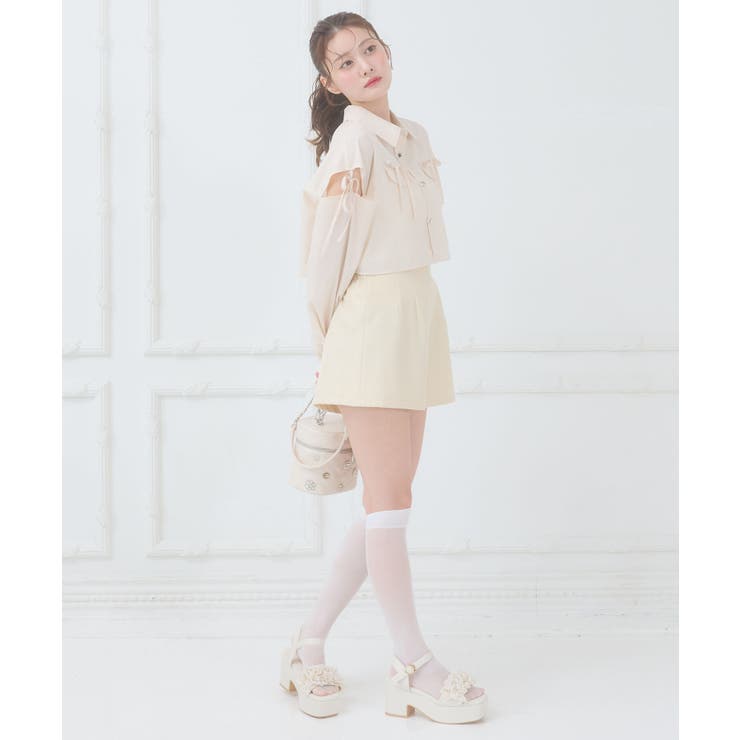 ハイウエストショートパンツ | MAJESTIC LEGON  | 詳細画像5 