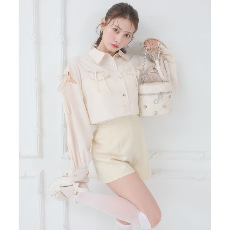 ハイウエストショートパンツ | MAJESTIC LEGON  | 詳細画像8 