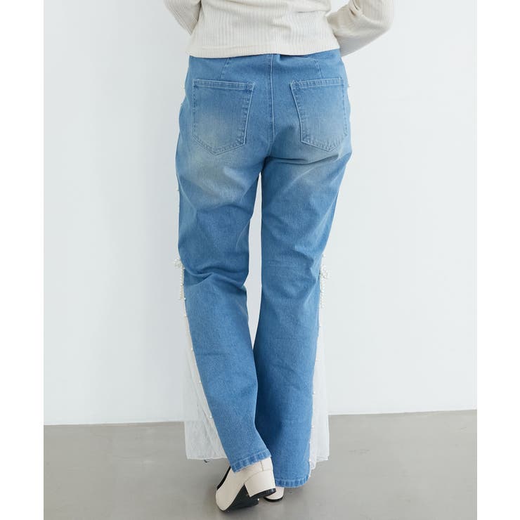 パール×レーススリットデニム | MAJESTIC LEGON  | 詳細画像20 