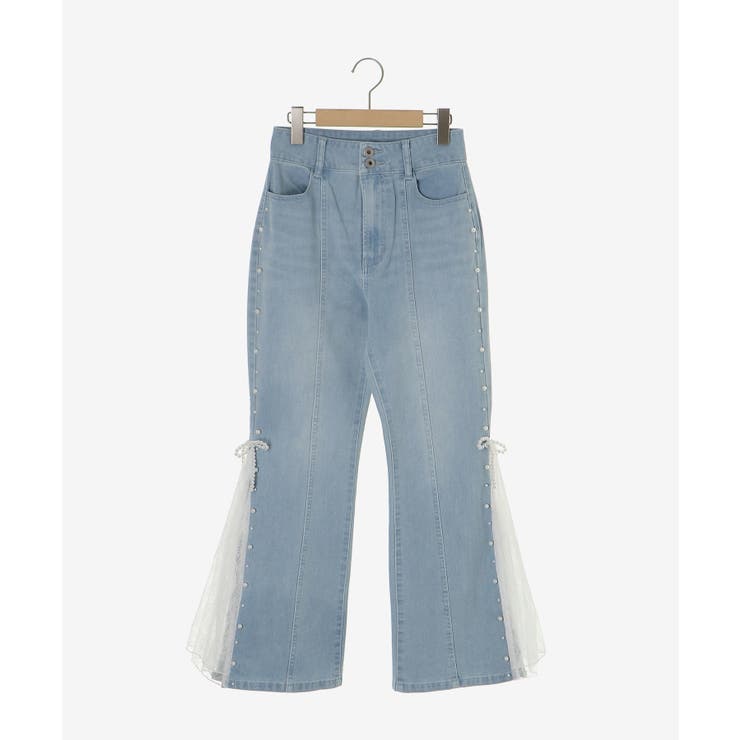 パール×レーススリットデニム | MAJESTIC LEGON  | 詳細画像22 