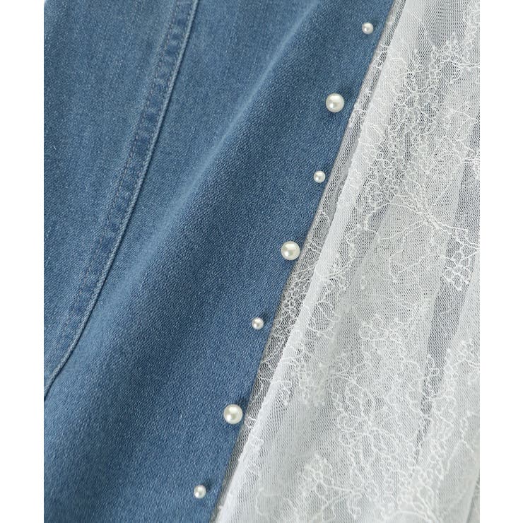 パール×レーススリットデニム | MAJESTIC LEGON  | 詳細画像33 