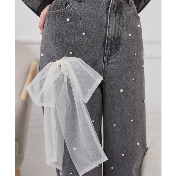 リボンブローチセットキラキラデニム | MAJESTIC LEGON  | 詳細画像14 