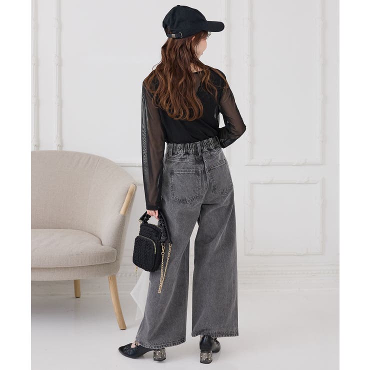 リボンブローチセットキラキラデニム | MAJESTIC LEGON  | 詳細画像8 