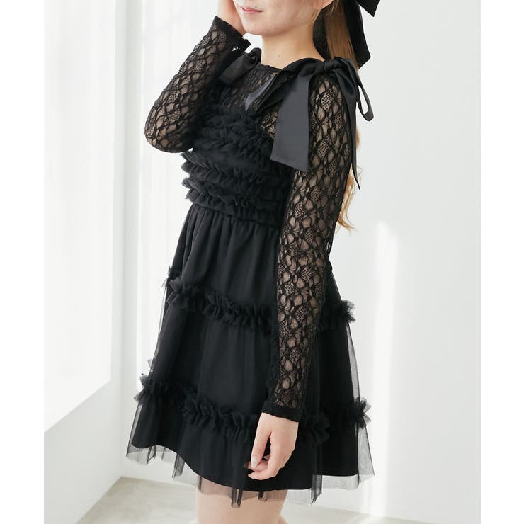 ∞フリルチュールミニワンピース | MAJESTIC LEGON  | 詳細画像41 