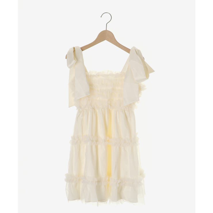 ∞フリルチュールミニワンピース | MAJESTIC LEGON  | 詳細画像44 