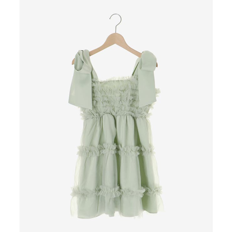 ∞フリルチュールミニワンピース | MAJESTIC LEGON  | 詳細画像47 