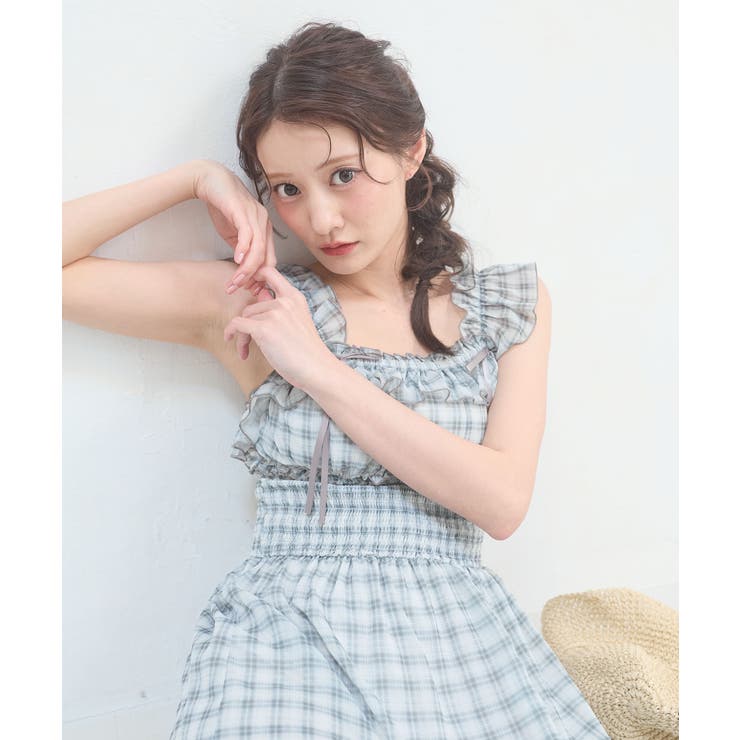 ショルダーフリルキャミワンピース | MAJESTIC LEGON  | 詳細画像23 