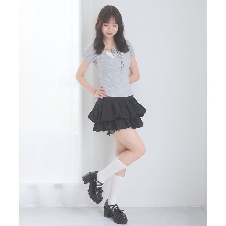 裾レースバルーンミニスカパン | MAJESTIC LEGON  | 詳細画像14 