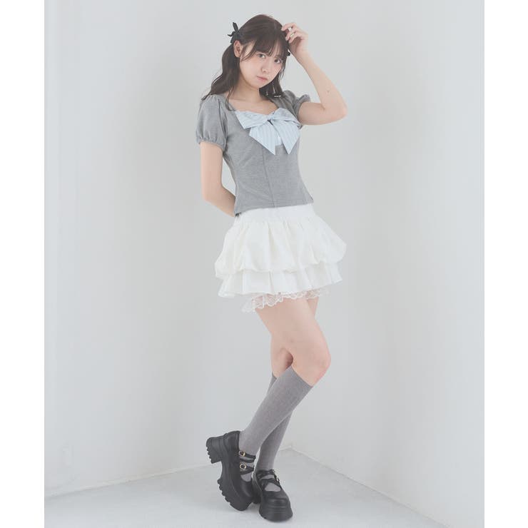 裾レースバルーンミニスカパン | MAJESTIC LEGON  | 詳細画像3 