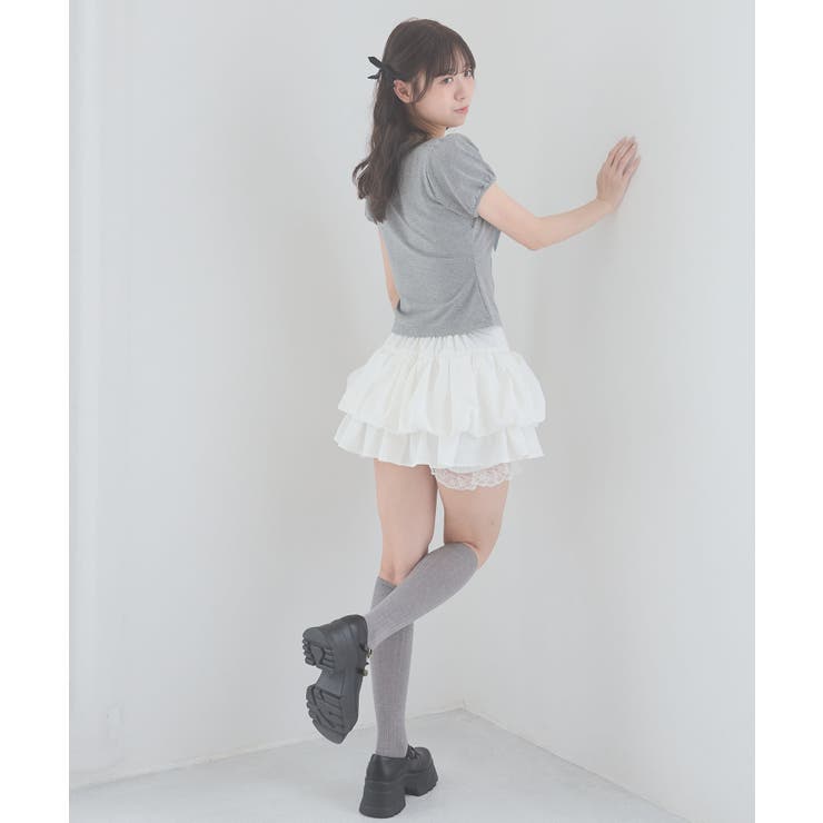 裾レースバルーンミニスカパン | MAJESTIC LEGON  | 詳細画像4 