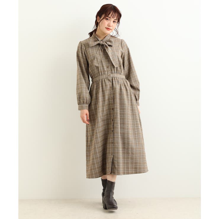 チェックボウタイワンピース 品番 Ctyw Majestic Legon マジェスティックレゴン のレディースファッション通販 Shoplist ショップリスト