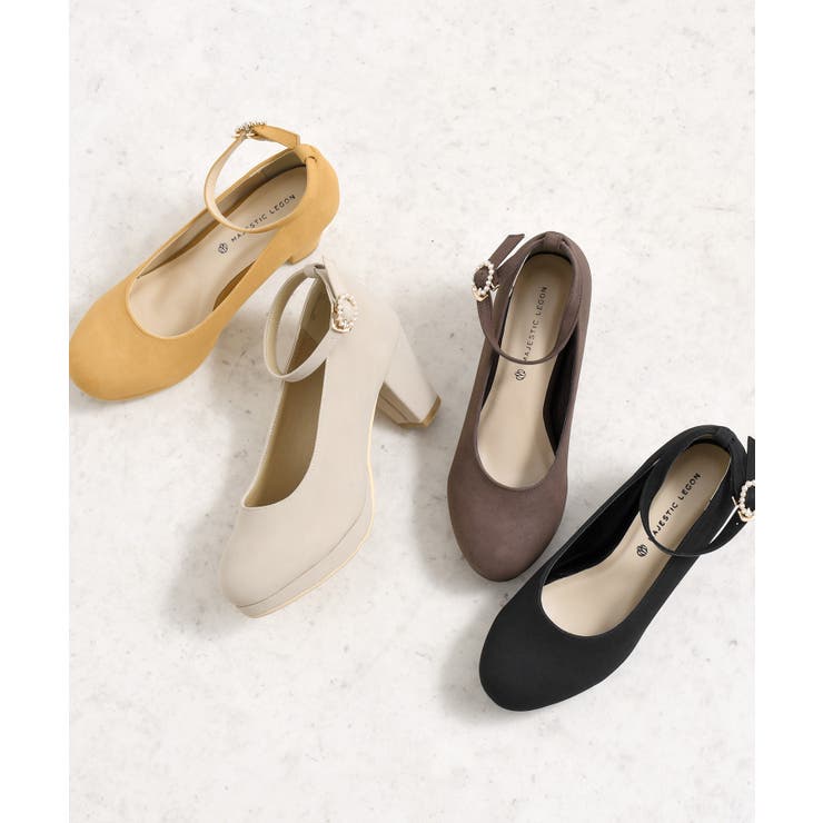 フカフカパールバックルパンプス 品番 Ctyw Majestic Legon マジェスティックレゴン のレディースファッション通販 Shoplist ショップリスト