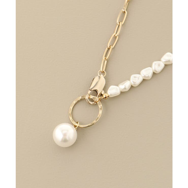 パール×チェーンネックレス | MAJESTIC LEGON  | 詳細画像3 