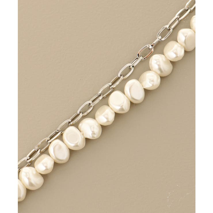 パール×チェーンネックレス | MAJESTIC LEGON  | 詳細画像9 