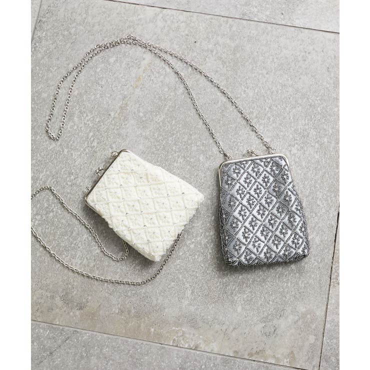 アイボリー | 2WAYビーズ刺繍バッグ | MAJESTIC LEGON 