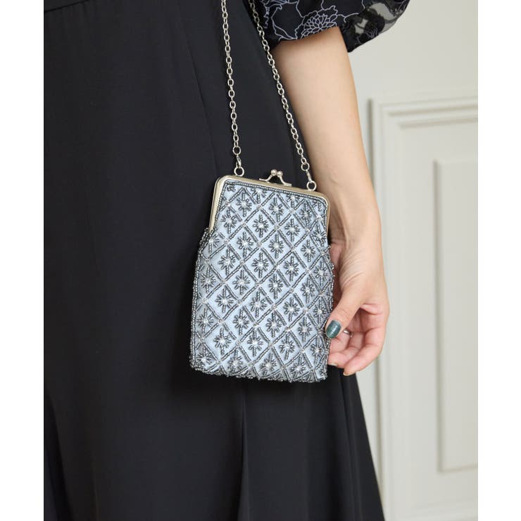 シルバー | 2WAYビーズ刺繍バッグ | MAJESTIC LEGON 