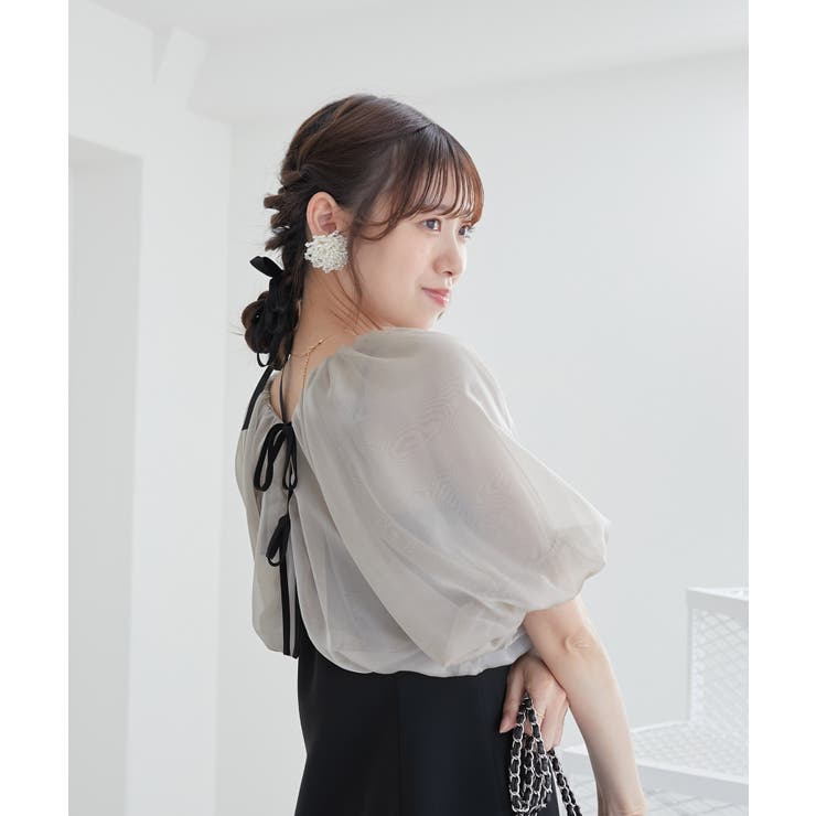 2wayシフォンボレロセットドレス | MAJESTIC LEGON  | 詳細画像25 
