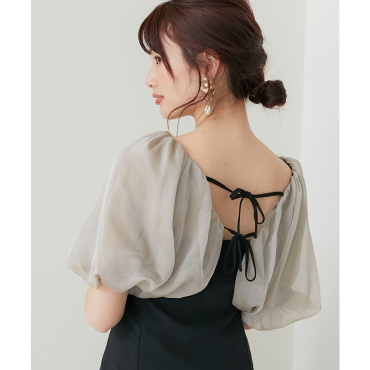 2wayシフォンボレロセットドレス | MAJESTIC LEGON  | 詳細画像29 