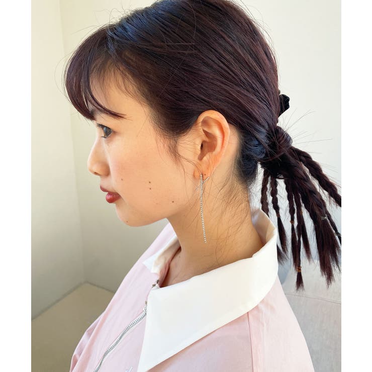 繊細ビジューピアス | MAJESTIC LEGON  | 詳細画像2 