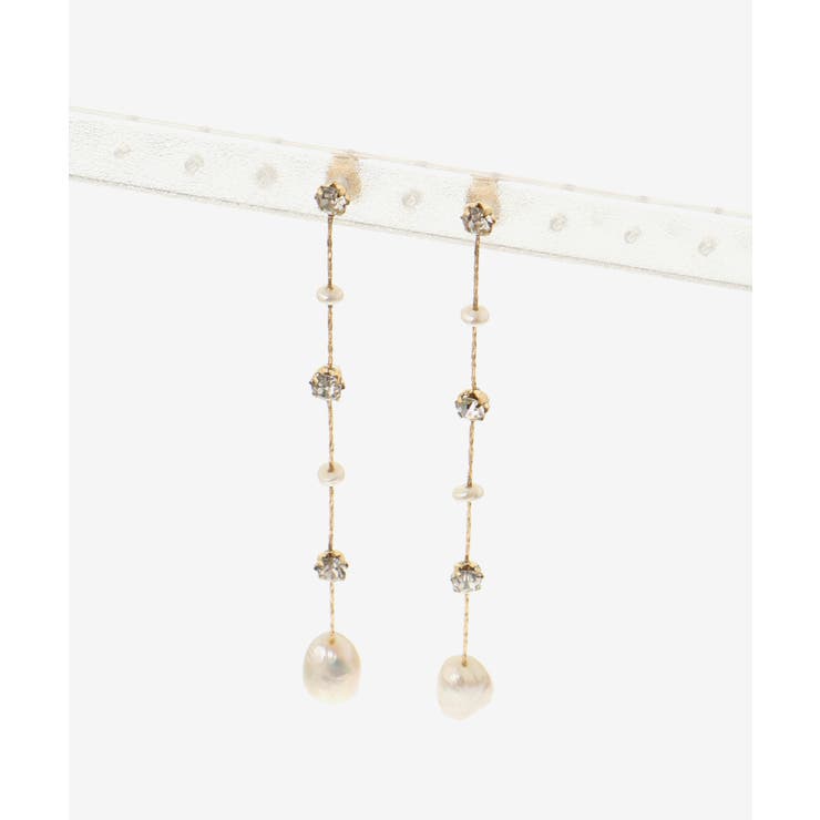 繊細ビジューピアス | MAJESTIC LEGON  | 詳細画像6 