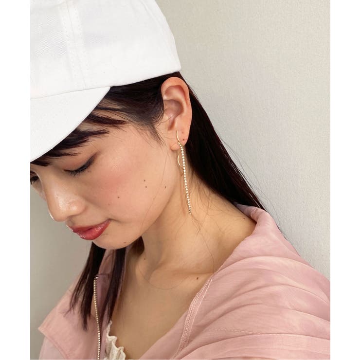 柄Ａ | 繊細ビジューピアス | MAJESTIC LEGON 