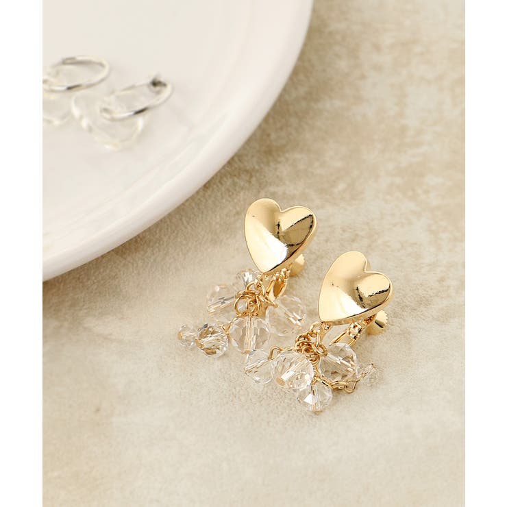 柄Ａ | ハート×クリアイヤリング | MAJESTIC LEGON 