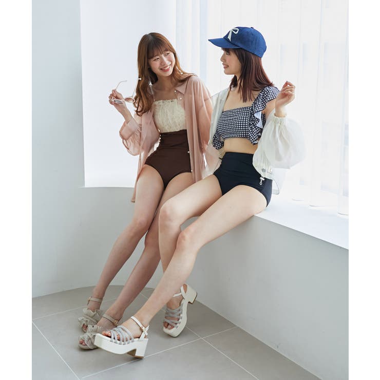 ギンガムフリルスイムウェア/水着 | MAJESTIC LEGON  | 詳細画像2 