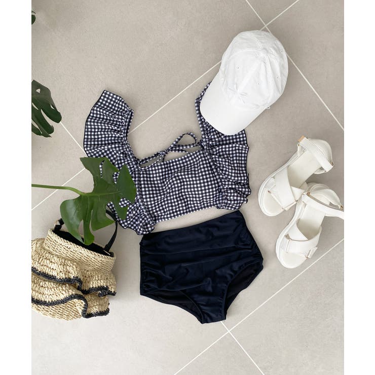 ギンガムフリルスイムウェア/水着 | MAJESTIC LEGON  | 詳細画像9 