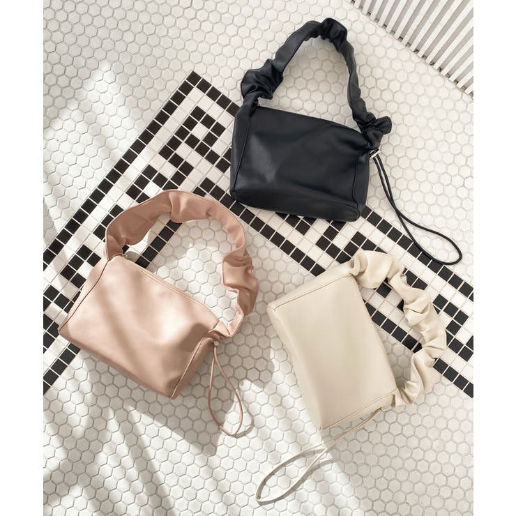 ギャザーハンドルスクエアバッグ | MAJESTIC LEGON  | 詳細画像12 