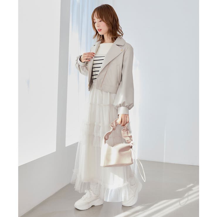 ギャザーハンドルスクエアバッグ | MAJESTIC LEGON  | 詳細画像6 