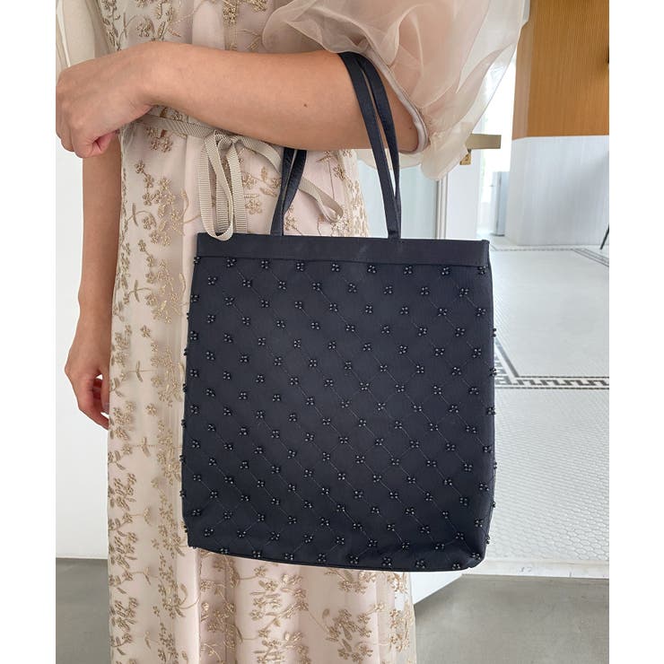 ブラック | フラワービーズサブバッグ | MAJESTIC LEGON 