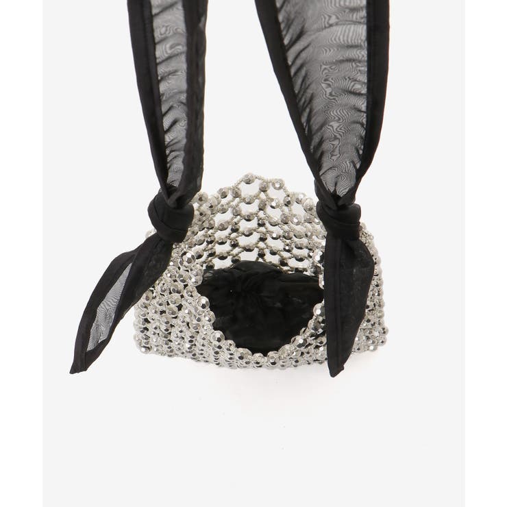 リボンハンドルビーズバッグ | MAJESTIC LEGON  | 詳細画像12 