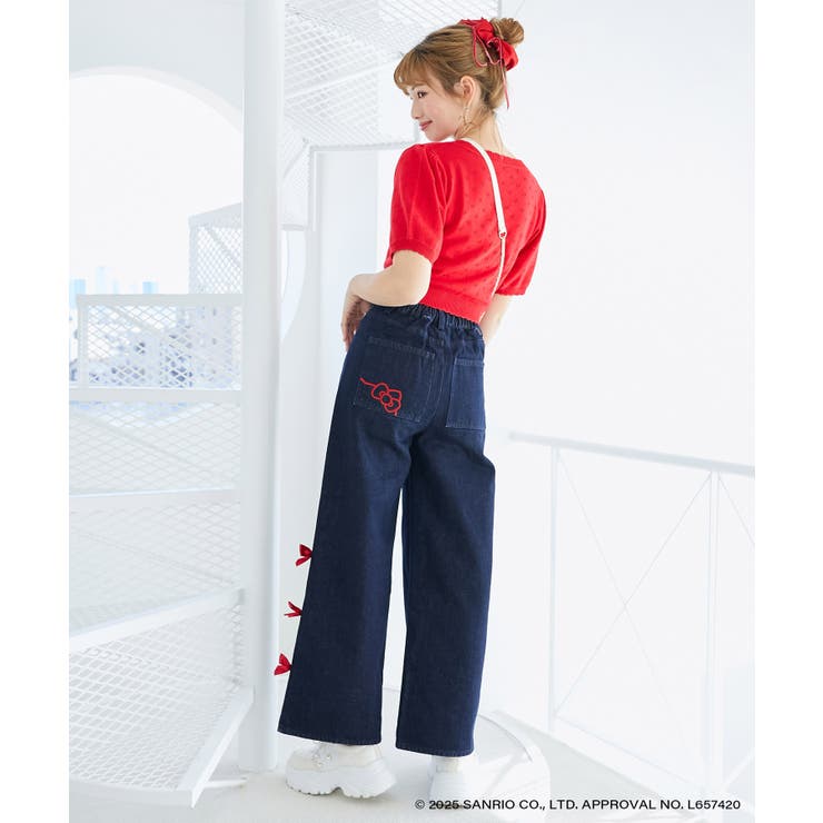ハローキティ サイドリボンデニム | MAJESTIC LEGON  | 詳細画像10 