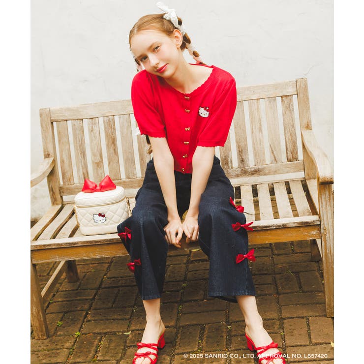 ハローキティ サイドリボンデニム | MAJESTIC LEGON  | 詳細画像3 