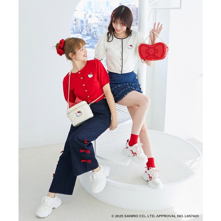 ハローキティ サイドリボンデニム | MAJESTIC LEGON  | 詳細画像7 