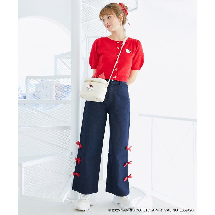 ハローキティ サイドリボンデニム | MAJESTIC LEGON  | 詳細画像8 