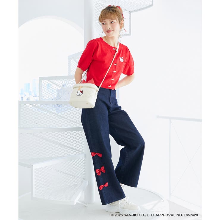 ハローキティ サイドリボンデニム | MAJESTIC LEGON  | 詳細画像9 