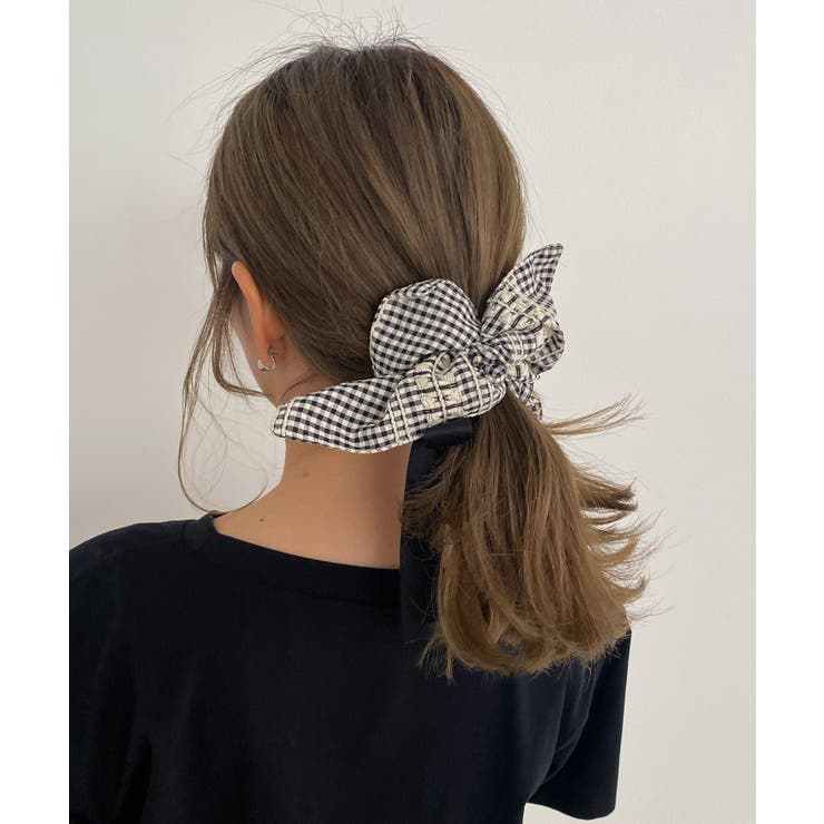 スクエアリボンシュシュ | MAJESTIC LEGON  | 詳細画像1 